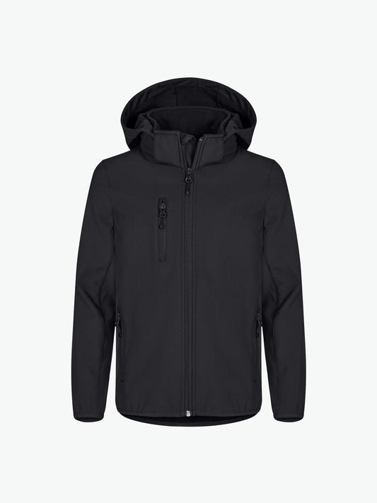 Clique Classic Softshell Jkt Junior - Zwart Softshell Jas Clique 110/120