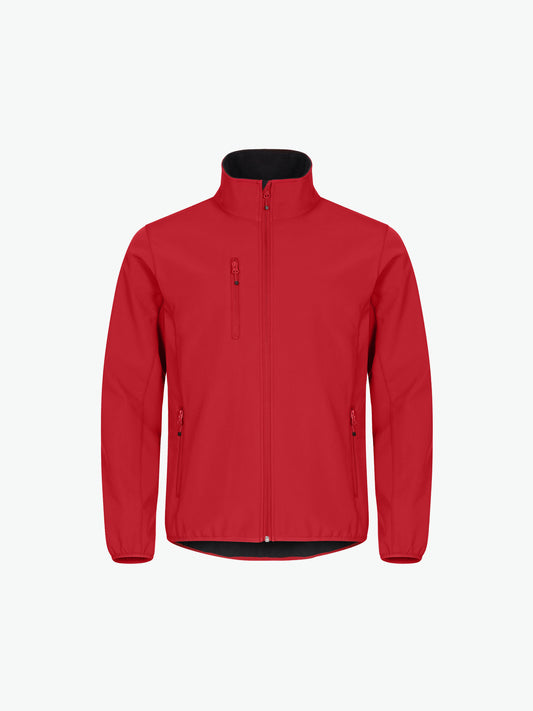 Clique Classic Softshell Jacket - Rood Softshell Jas Clique XS