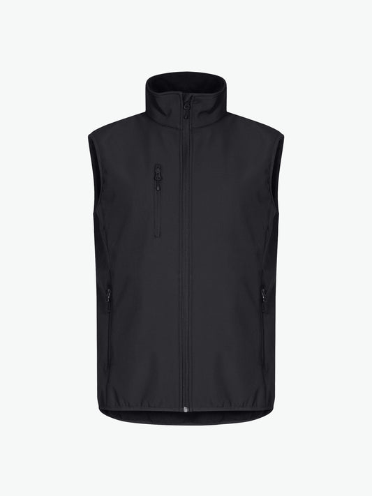 Clique Classic Softshell Vest - Zwart Softshell Jas Clique XS