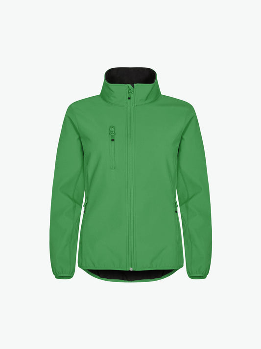 Clique Classic Softshell Jacket Women - Appelgroen Softshell Jas Clique XS