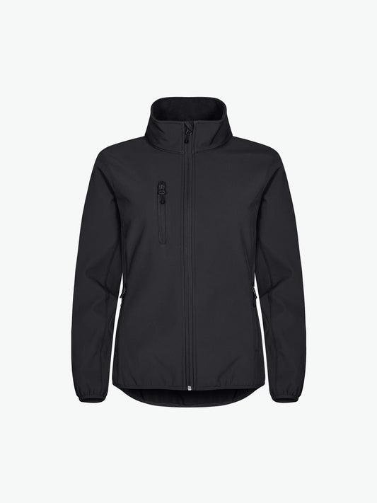 Clique Classic Softshell Jacket Women - Zwart Softshell Jas Clique XS