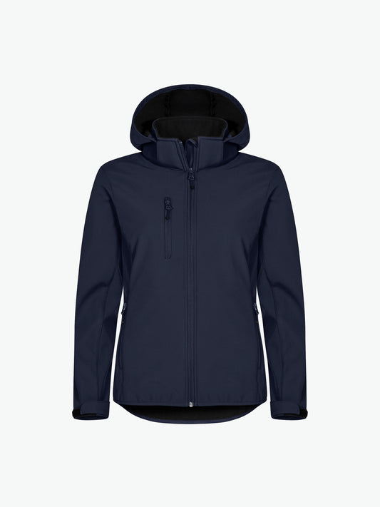 Clique Classic Softshell Hoody Jacket Women - Dark Navy Softshell Jas Clique XS