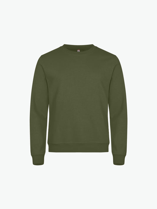 Clique Miami Roundneck - Legergroen Sweater Clique XS