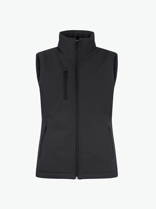 Clique Padded Softshell Vest Women - Zwart Softshell Jas Clique XS