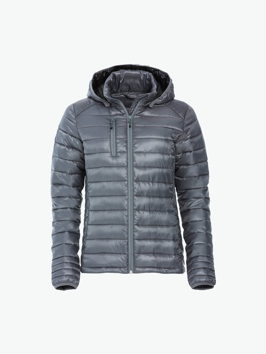 Clique Hudson Jacket Women - Grijs (Winter) Jas Clique XS
