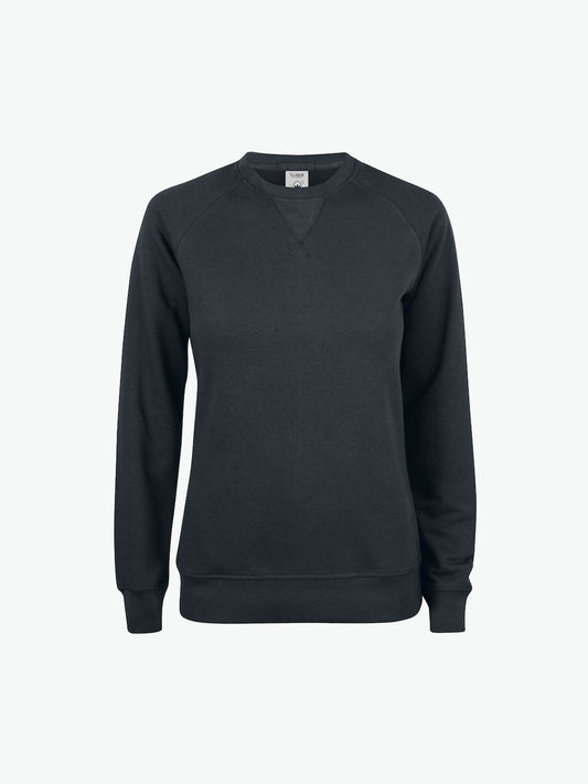 Clique Premium OC Roundneck Women - Zwart Sweater Clique XS