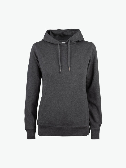 Clique Premium OC Hoody Women - Antraciet Melange Hoodie Clique XS
