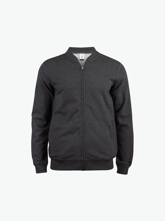 Clique Premium OC Cardigan - Antraciet Melange Vest Clique XS