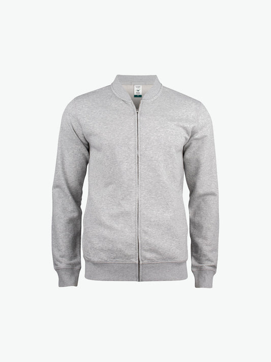 Clique Premium OC Cardigan - Grijsmelange Vest Clique XS