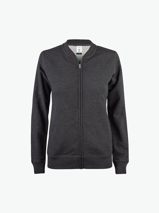 Clique Premium OC Cardigan Women - Antraciet Melange Vest Clique XS