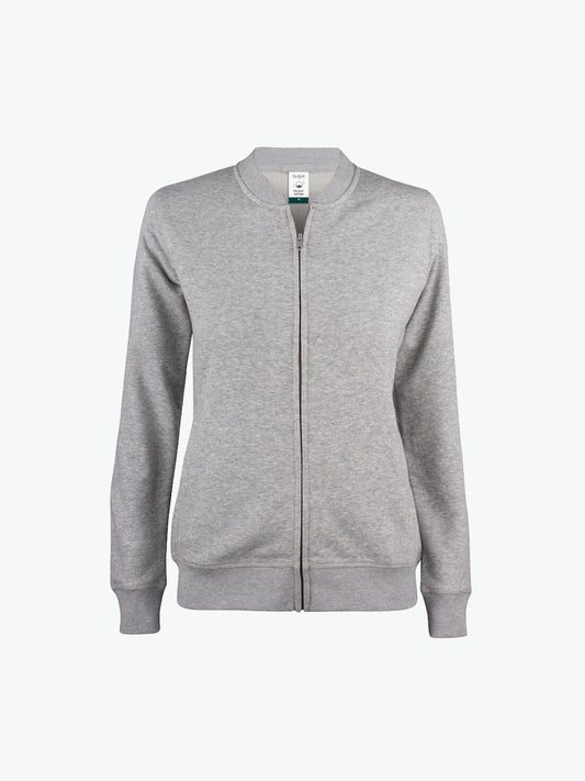 Clique Premium OC Cardigan Women - Grijsmelange Vest Clique XS