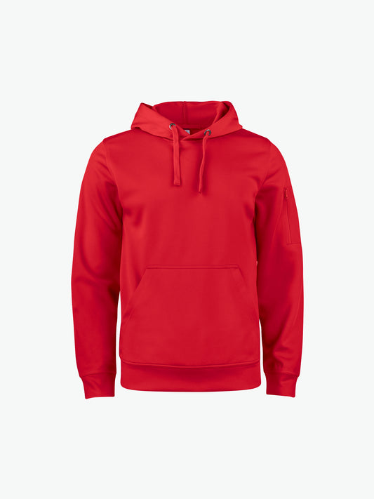 Clique Basic Active Hoody - Rood Hoodie Clique XS