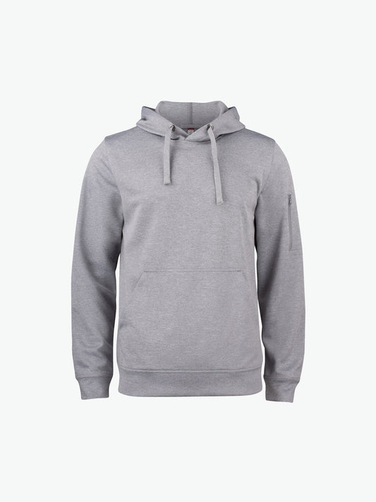 Clique Basic Active Hoody - Grijsmelange Hoodie Clique XS