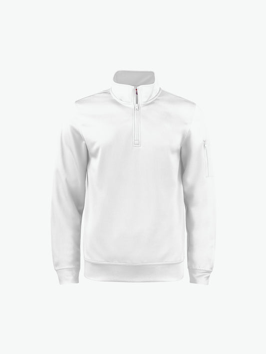Clique Basic Active Half Zip - Wit Sweater Clique XS