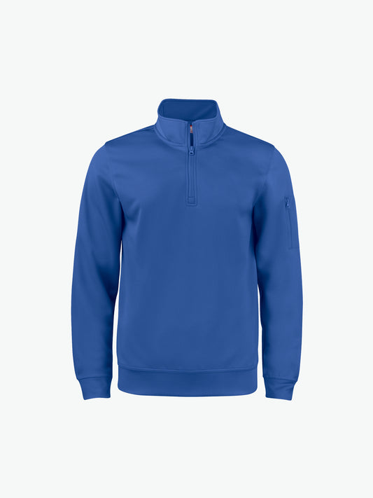 Clique Basic Active Half Zip - Kobalt Sweater Clique XS