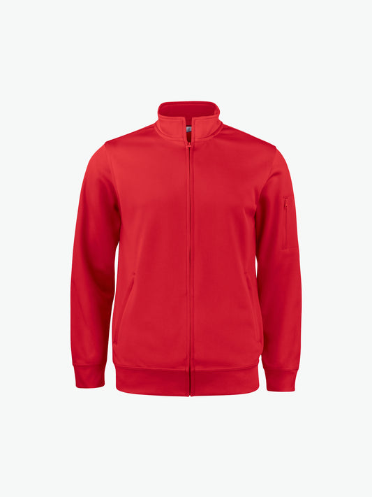 Clique Basic Active Cardigan - Rood Vest Clique XS