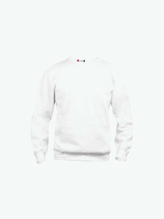 Clique Basic Roundneck Junior - Wit Sweater Clique 90/100