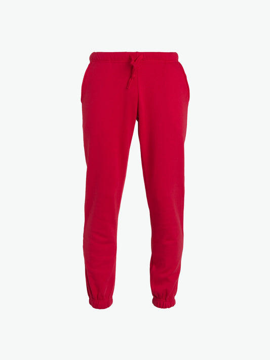 Clique Basic Pants Junior - Rood Lange Broek Clique