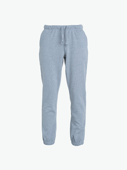 Clique Basic Pants Junior - Grijsmelange Lange Broek Clique 90/100