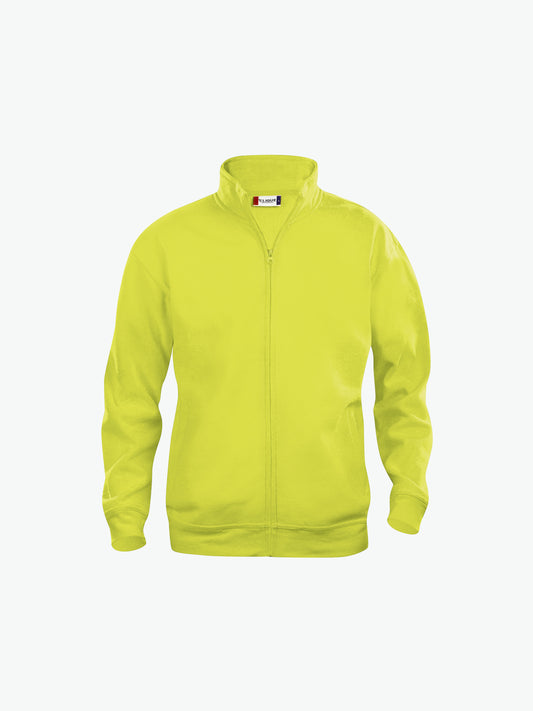 Clique Basic Cardigan Junior - Signaalgeel Vest Clique 90/100