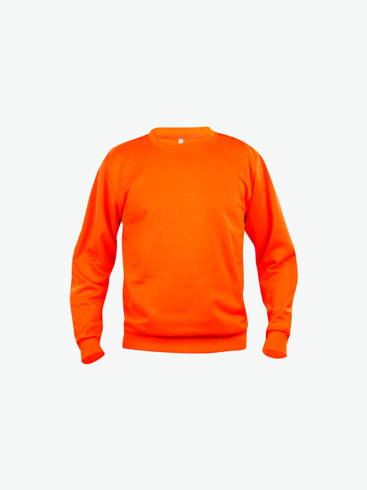 Clique Basic Roundneck - Signaaloranje Sweater Clique XS