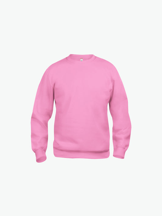 Clique Basic Roundneck - Helder Roze Sweater Clique XS