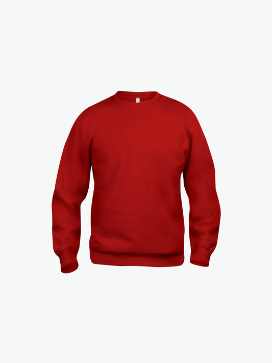 Clique Basic Roundneck - Rood Sweater Clique XS