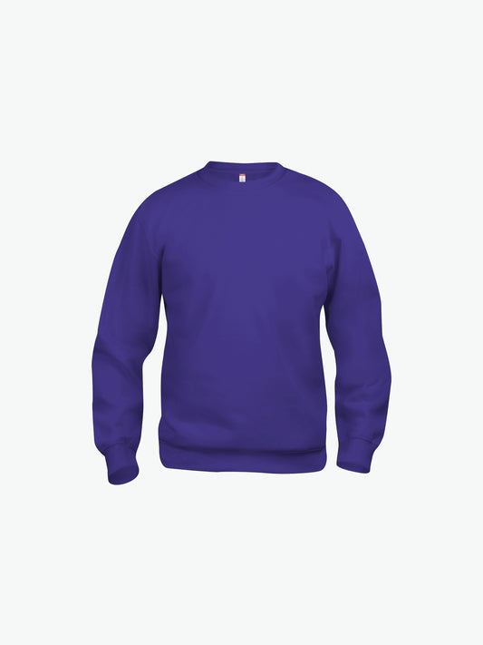 Clique Basic Roundneck - Helder Lila Sweater Clique XS