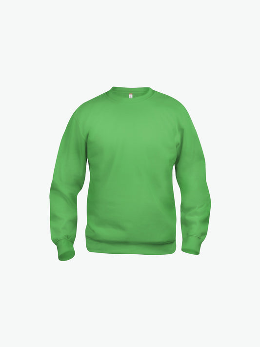 Clique Basic Roundneck - Appelgroen Sweater Clique XS