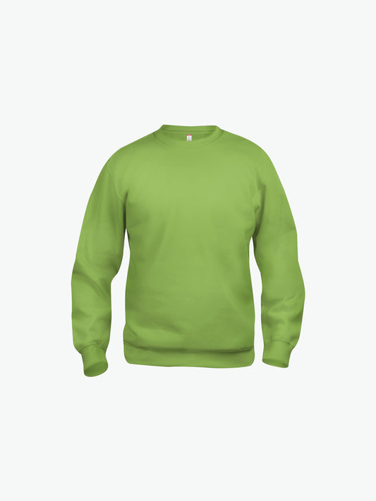 Clique Basic Roundneck - Lichtgroen Sweater Clique XS