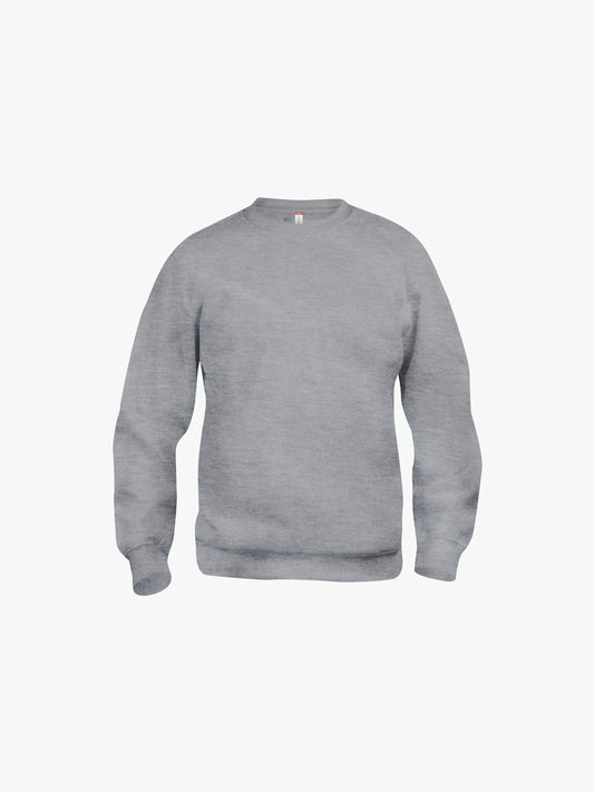 Clique Basic Roundneck - Grijsmelange Sweater Clique XS