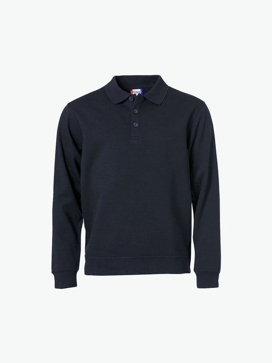 Clique Basic Polo Sweater - Dark Navy Polosweater Clique XS
