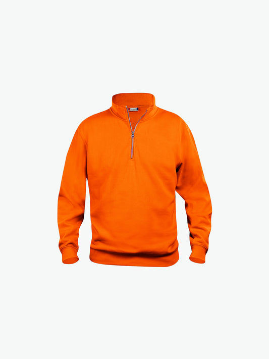 Clique Basic Half Zip - Signaaloranje Sweater Clique XS