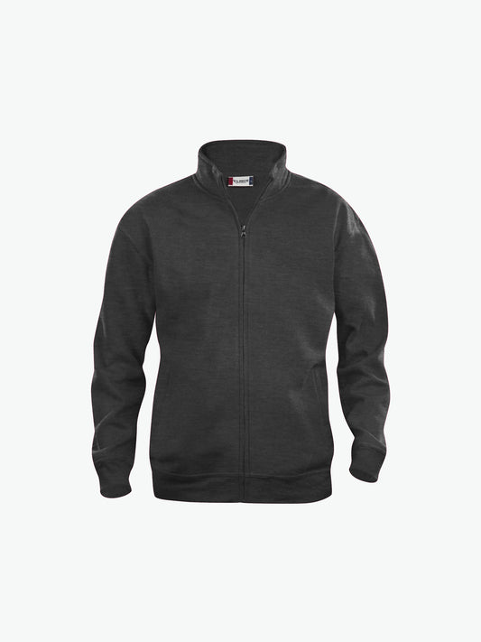 Clique Basic Cardigan - Antraciet Melange Vest Clique XS