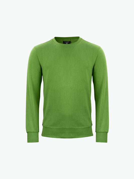 Clique Classic Roundneck - Groenmelange Sweater Clique XS