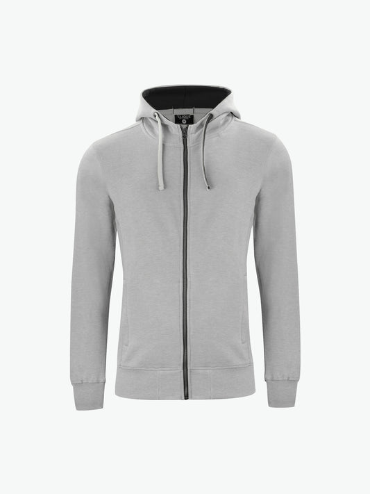 Clique Classic Hoody Full Zip - Grijsmelange Hoodie Clique XS