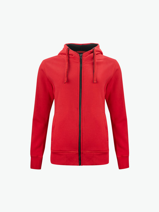 Clique Classic Hoody Full Zip Women - Rood Hoodie Women Clique XS