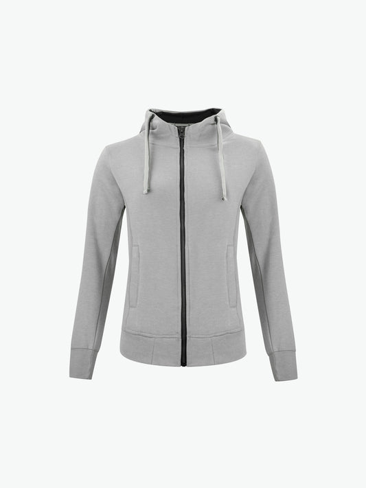 Clique Classic Hoody Full Zip Women - Grijsmelange Hoodie Women Clique XS