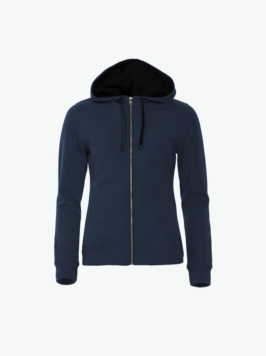 Clique Classic Hoody Full Zip Women - Dark Navy Hoodie Women Clique XS