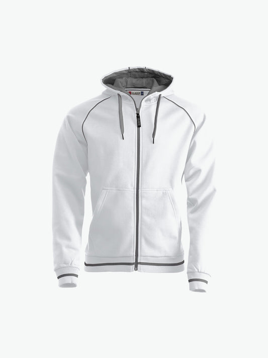 Clique Gerry Hooded Jack - Wit Hoodie Vest Clique XS