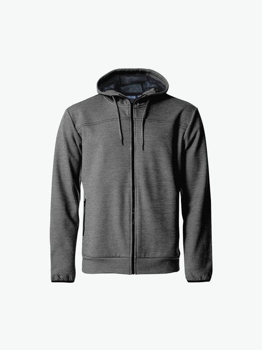 Clique Ottawa Jack - Grijsmelange Hoodie Vest Clique XS