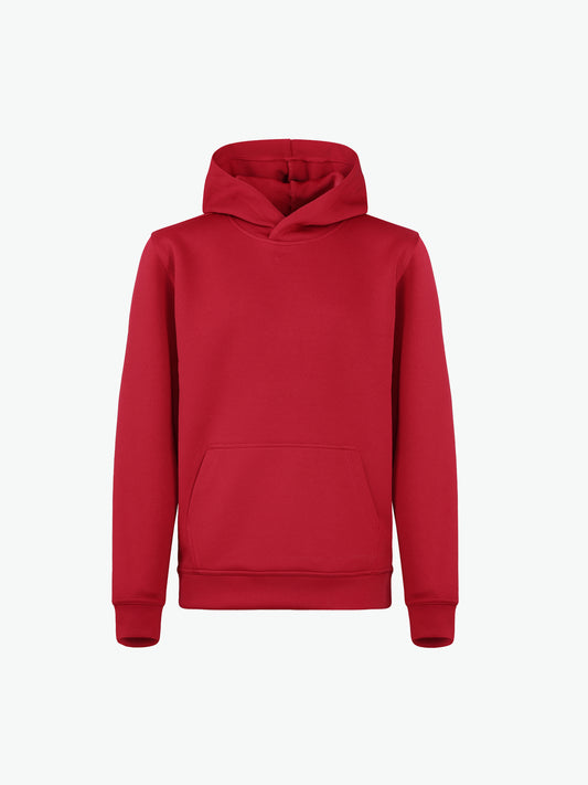 Clique Basic Active Hoody Junior - Rood Hoodie Junior Clique