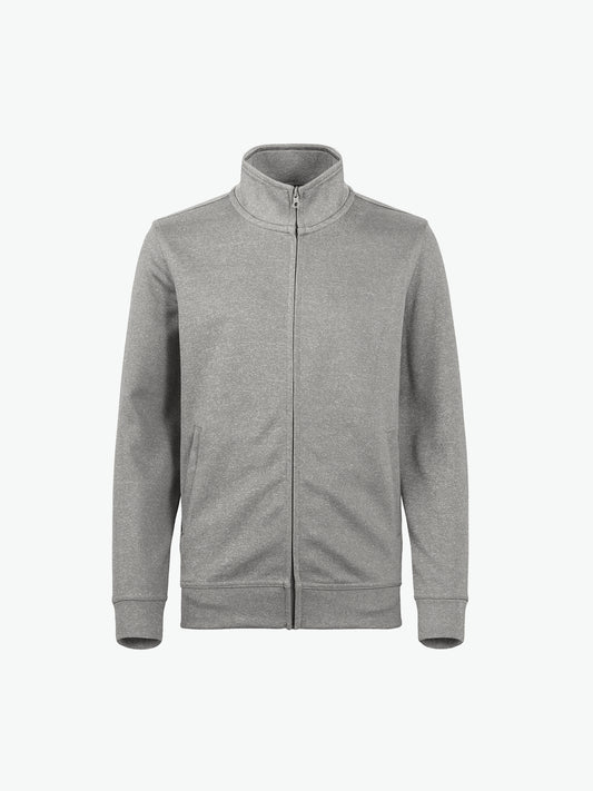 Clique Basic Active Cardigan Junior - Grijsmelange Vest Junior Clique 90/100