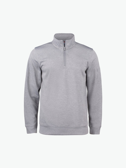 Clique Basic Active Half Zip Junior - Grijsmelange Sweater Junior Clique 90/100