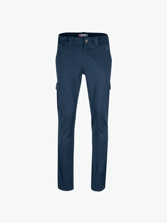 Clique Cargo Pocket Stretch Pants - Dark Navy Lange Broek Clique XS