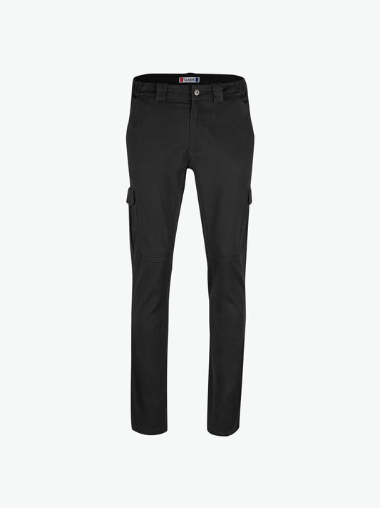 Clique Cargo Pocket Stretch Pants - Zwart Lange Broek Clique XS