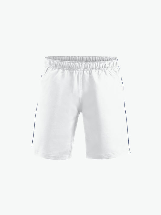Clique Hollis Shorts - Wit/Navy Korte Broek Clique XS