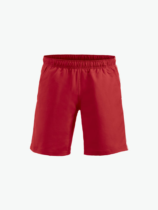 Clique Hollis Shorts - Rood/Wit Korte Broek Clique XS