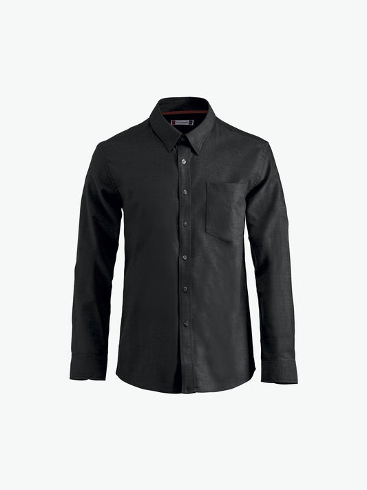Clique Oxford Shirt - Zwart Overhemd Clique S