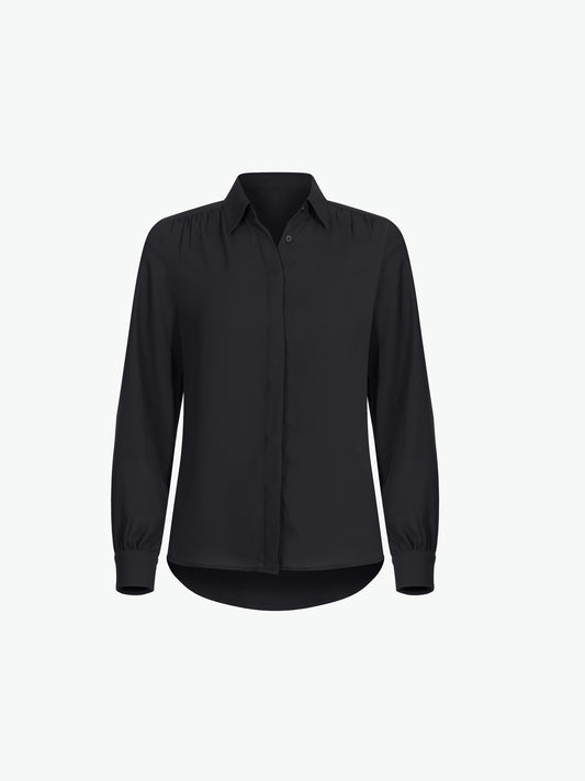 Clique Libby Shirt - Zwart Overhemd Dames Clique